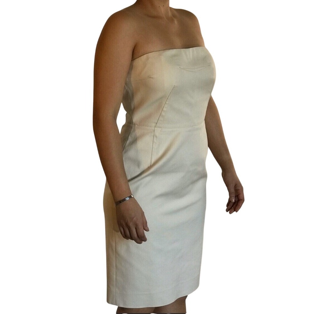 MICHAEL Michael Kors cream strapless dress - Picture 2 of 7
